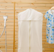 Cotton dress garment bag for long gowns